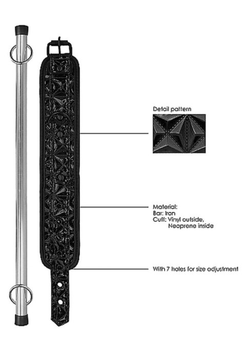 Luxury Spreader Bar - Black Luxury Spreader Bar - Black