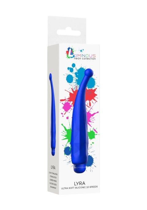 Lyra - ABS Bullet With Sleeve - 10-Speeds - Royal Blue Lyra - ABS Bullet With Sleeve - 10-Speeds - Royal Blue