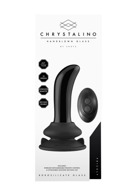 Prickly - With Suction Cup and Remote - 10 Speed - Black Prickly - With Suction Cup and Remote - 10 Speed - Black
