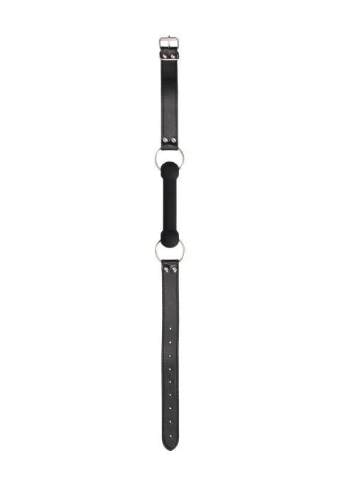 Silicone Bit Gag - With Adjustable Bonded Leather Straps Silicone Bit Gag - With Adjustable Bonded Leather Straps