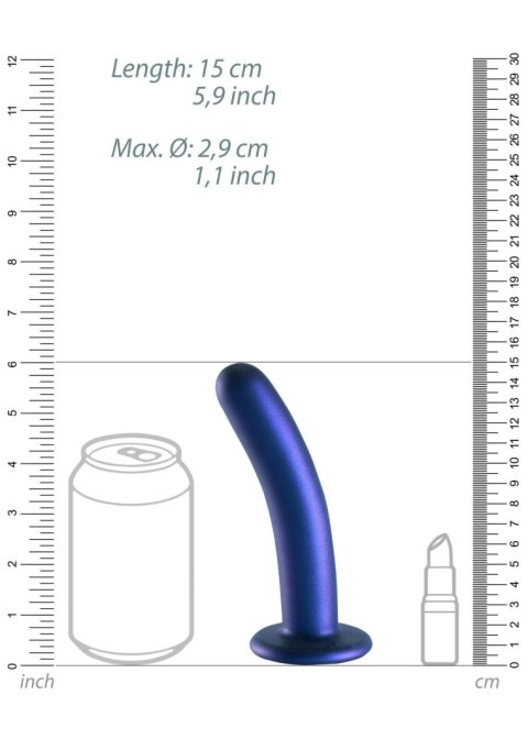Smooth Silicone G-Spot Dildo - 6'' / 14,5 cm Smooth Silicone G-Spot Dildo - 6'' / 14,5 cm