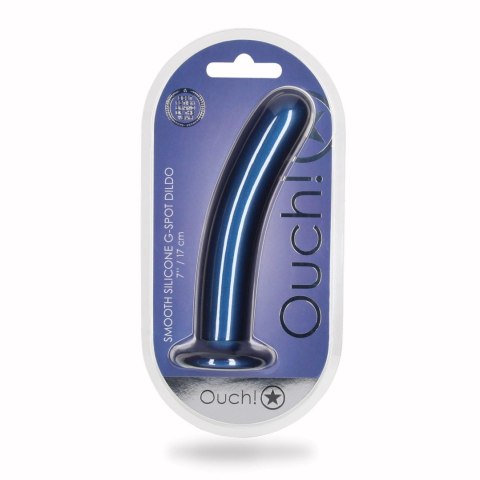 Smooth Silicone G-Spot Dildo - 7'' / 17 cm Smooth Silicone G-Spot Dildo - 7'' / 17 cm