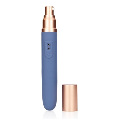 Travel Vibrator with Lube Compartment and Pump Travel Vibrator with Lube Compartment and Pump