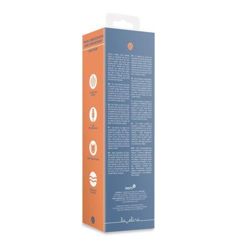 Travel Vibrator with Lube Compartment and Pump Travel Vibrator with Lube Compartment and Pump