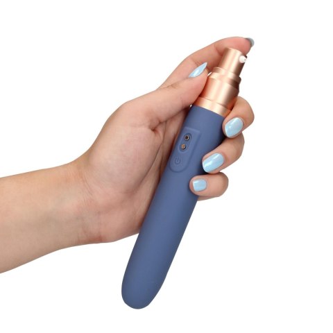 Travel Vibrator with Lube Compartment and Pump Travel Vibrator with Lube Compartment and Pump
