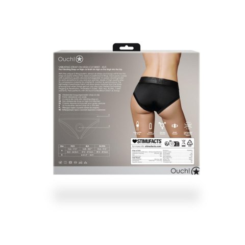 Vibrating Strap-on High-cut Brief - XS/S Vibrating Strap-on High-cut Brief - XS/S