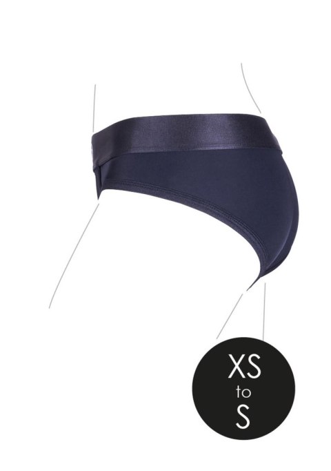 Vibrating Strap-on High-cut Brief - XS/S Vibrating Strap-on High-cut Brief - XS/S