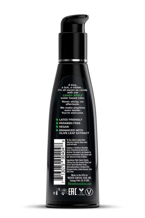 WICKED - Lubrykant smakowy na bazie wody - AQUA CANDY APPLE FLAVORED 120ML WICKED - Lubrykant smakowy na bazie wody - AQUA CANDY APPLE FLAVORED 120ML