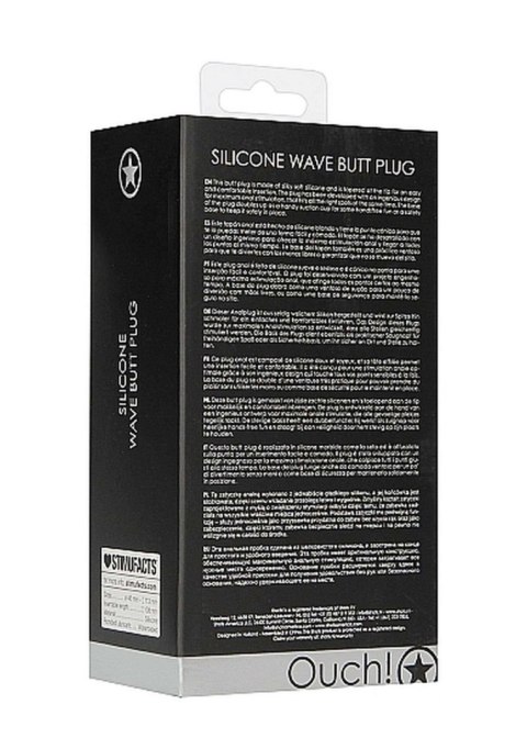 Wave Butt Plug - Black Wave Butt Plug - Black