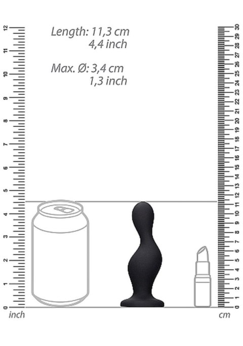 Wave Butt Plug - Black Wave Butt Plug - Black