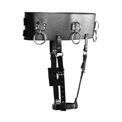 Belt with Vibrator Holder - Black Belt with Vibrator Holder - Black