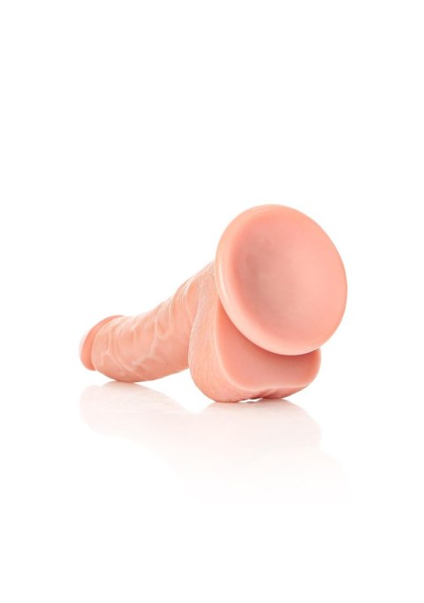 Curved Realistic Dildo Balls Suction Cup - 7"/ 18 cm Curved Realistic Dildo Balls Suction Cup - 7"/ 18 cm