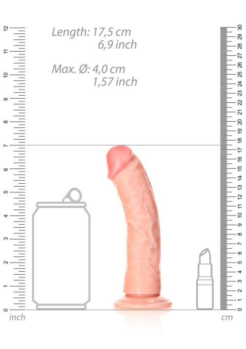 Curved Realistic Dildo with Suction Cup - 6"/ 15,5 cm Curved Realistic Dildo with Suction Cup - 6"/ 15,5 cm