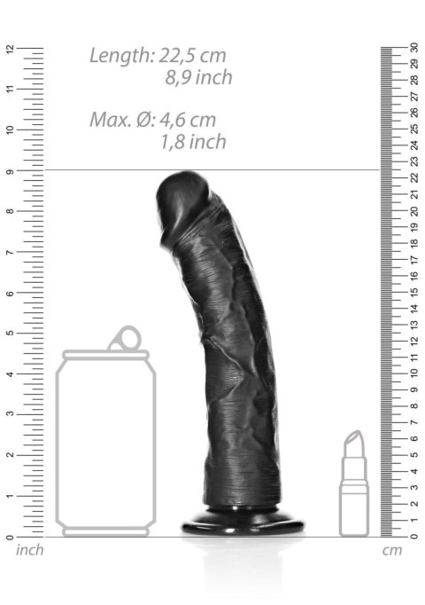 Curved Realistic Dildo with Suction Cup - 8"/ 20,5 cm Curved Realistic Dildo with Suction Cup - 8"/ 20,5 cm