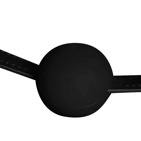 Head Harness with Mouth Cover and Breathable Ball Gag - Black Head Harness with Mouth Cover and Breathable Ball Gag - Black