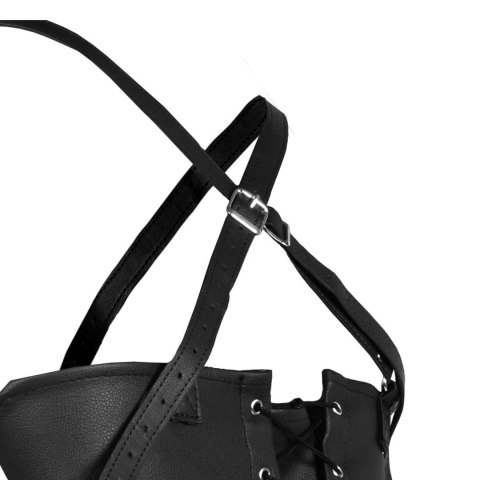 Lace-up Full Sleeve Arm Restraint - Black Lace-up Full Sleeve Arm Restraint - Black