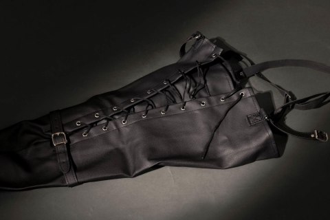 Lace-up Full Sleeve Arm Restraint - Black Lace-up Full Sleeve Arm Restraint - Black