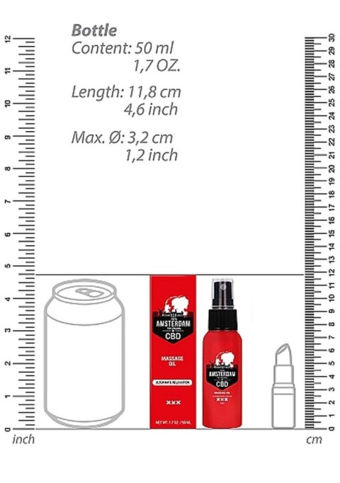 Pharmquests - Olejek do masażu - Original CBD from Amsterdam 50 ml Pharmquests - Olejek do masażu - Original CBD from Amsterdam 50 ml
