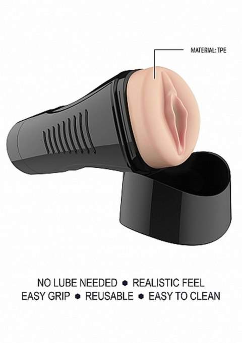 Self Lubrication Easy Grip Masturbator XL Vaginal - Flesh Self Lubrication Easy Grip Masturbator XL Vaginal - Flesh