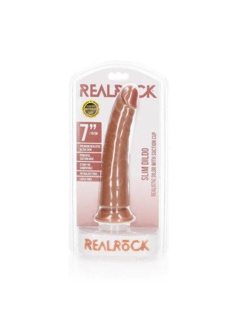 Slim Realistic Dildo with Suction Cup - 7""""/ 18 cm Slim Realistic Dildo with Suction Cup - 7""""/ 18 cm