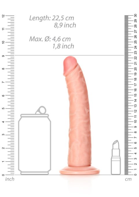 Slim Realistic Dildo with Suction Cup - 8""""/ 20,5 cm Slim Realistic Dildo with Suction Cup - 8""""/ 20,5 cm