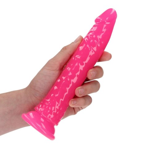 Slim Realistic Dildo with Suction Cup - Glow in the Dark - 8'' / 20 cm Slim Realistic Dildo with Suction Cup - Glow in the Dark - 8'' / 20 cm