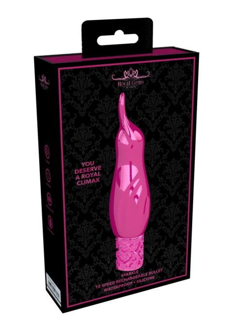 Sparkle - Rechargeable Silicone Bullet - Pink Sparkle - Rechargeable Silicone Bullet - Pink
