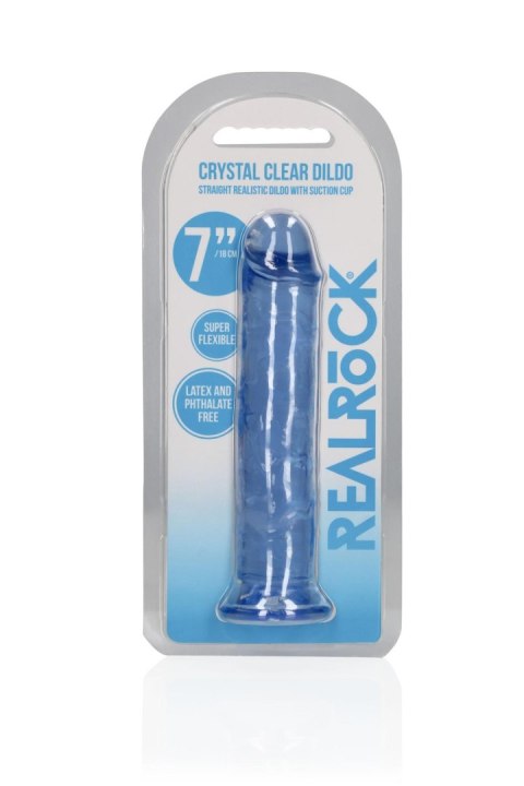 Straight Realistic Dildo with Suction Cup - 7'' / 18 Straight Realistic Dildo with Suction Cup - 7'' / 18