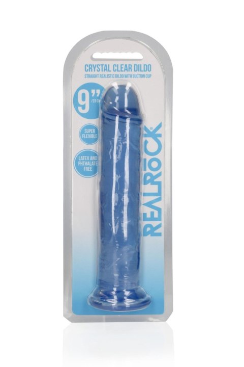 Straight Realistic Dildo with Suction Cup - 9'' / 23 Straight Realistic Dildo with Suction Cup - 9'' / 23