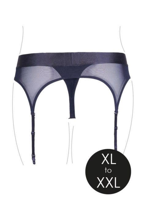 Vibrating Strap-on Thong with Adjustable Garters - XL/XXL Vibrating Strap-on Thong with Adjustable Garters - XL/XXL