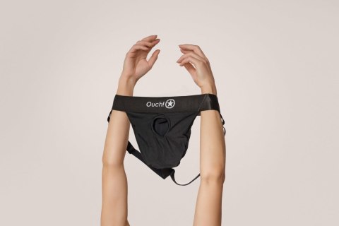 Vibrating Strap-on Thong with Removable Rear Straps - XS/S Vibrating Strap-on Thong with Removable Rear Straps - XS/S