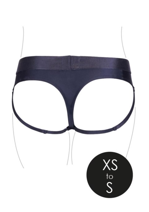 Vibrating Strap-on Thong with Removable Rear Straps - XS/S Vibrating Strap-on Thong with Removable Rear Straps - XS/S