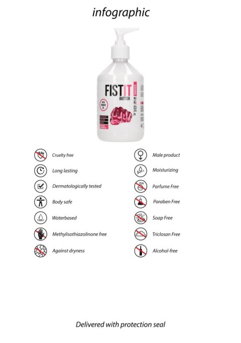 Fist It - Lubrykant na bazie wody z dodatkiem olejku - 500 ml Fist It - Lubrykant na bazie wody z dodatkiem olejku - 500 ml