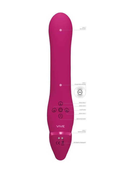 Ai - Dual Vibrating & Air Wave Tickler Strapless Strapon Ai - Dual Vibrating & Air Wave Tickler Strapless Strapon