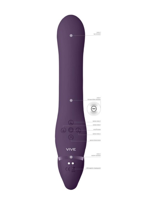 Ai - Dual Vibrating & Air Wave Tickler Strapless Strapon Ai - Dual Vibrating & Air Wave Tickler Strapless Strapon