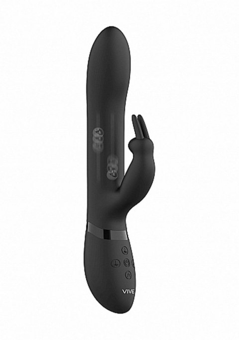 Amoris - Stimulating Beads Rabbit - Black Amoris - Stimulating Beads Rabbit - Black
