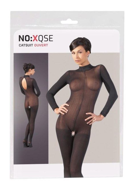 Bodystocking - Catsuit with Lace Collar S/M Bodystocking - Catsuit with Lace Collar S/M