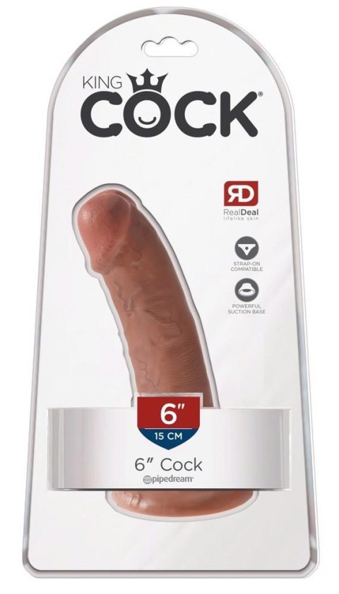 King Cock 6" Cock-Tan King Cock 6" Cock-Tan