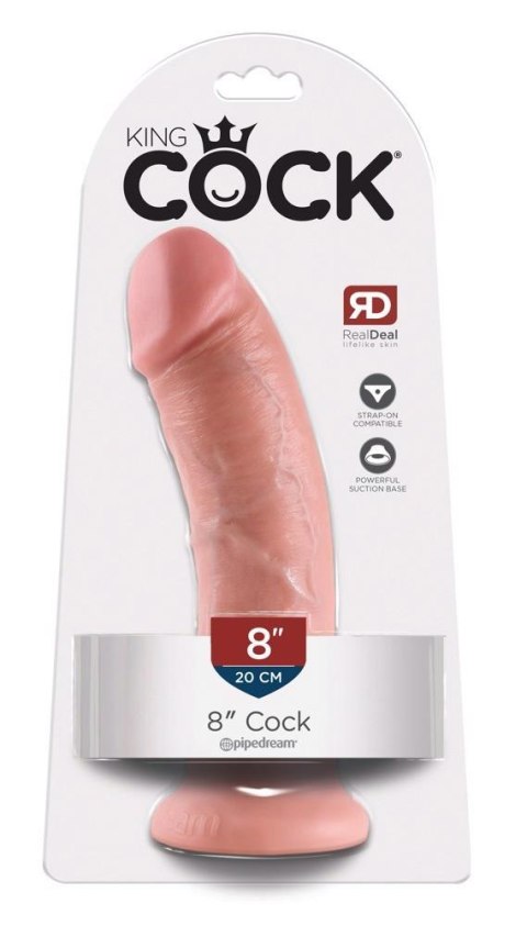 King Cock 8 inch Skin-coloured King Cock 8 inch Skin-coloured