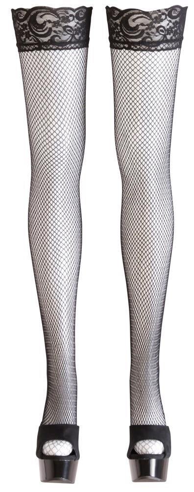 Cottelli - Pończochy - Net Hold-up Stockings black S Cottelli - Pończochy - Net Hold-up Stockings black S