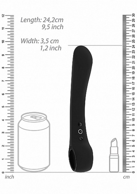 Ombra - Bendable Vibrator Punkt G - Black Ombra - Bendable Vibrator Punkt G - Black