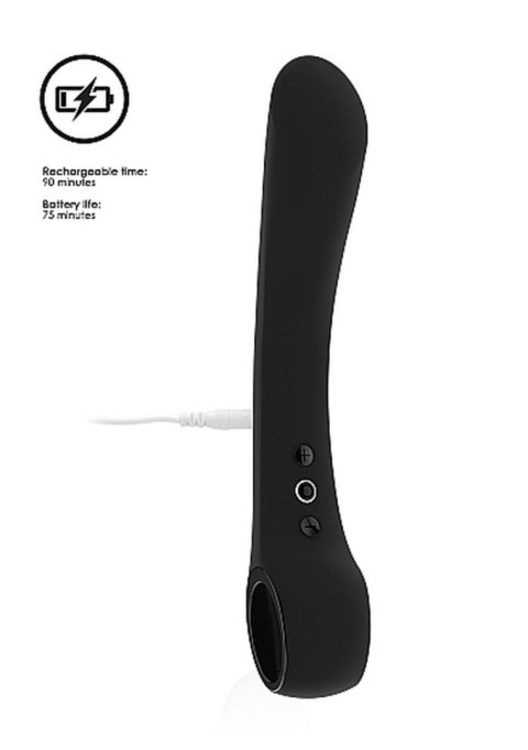 Ombra - Bendable Vibrator Punkt G - Black Ombra - Bendable Vibrator Punkt G - Black