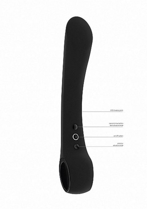 Ombra - Bendable Vibrator Punkt G - Black Ombra - Bendable Vibrator Punkt G - Black