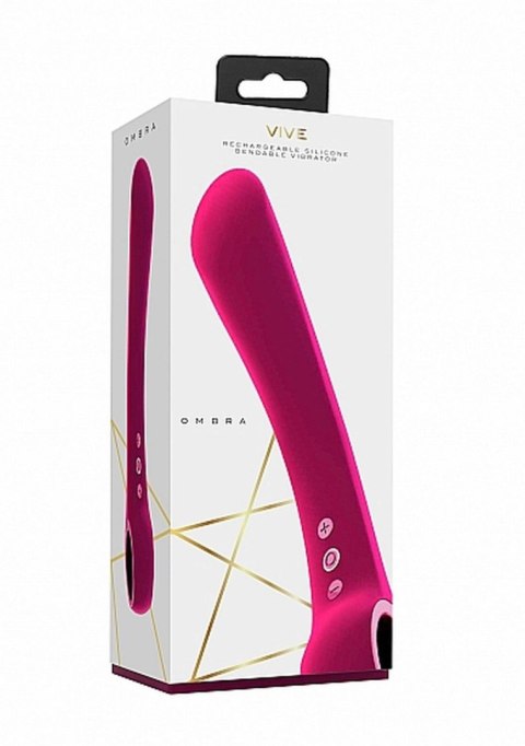 Ombra - Bendable Vibrator Punkt G - Pink Ombra - Bendable Vibrator Punkt G - Pink