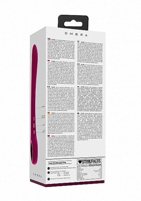 Ombra - Bendable Vibrator Punkt G - Pink Ombra - Bendable Vibrator Punkt G - Pink