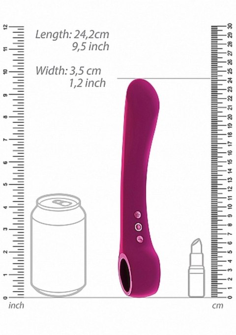 Ombra - Bendable Vibrator Punkt G - Pink Ombra - Bendable Vibrator Punkt G - Pink