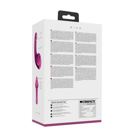 Riko - Rechargeable Triple Action Thumper with Advanced Finger Motion & Pulse Wave Stimulator - Pink Riko - Rechargeable Triple Action Thumper with Advanced Finger Motion & Pulse Wave Stimulator - Pink