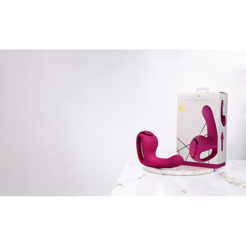 Riko - Rechargeable Triple Action Thumper with Advanced Finger Motion & Pulse Wave Stimulator - Pink Riko - Rechargeable Triple Action Thumper with Advanced Finger Motion & Pulse Wave Stimulator - Pink