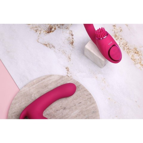 Riko - Rechargeable Triple Action Thumper with Advanced Finger Motion & Pulse Wave Stimulator - Pink Riko - Rechargeable Triple Action Thumper with Advanced Finger Motion & Pulse Wave Stimulator - Pink