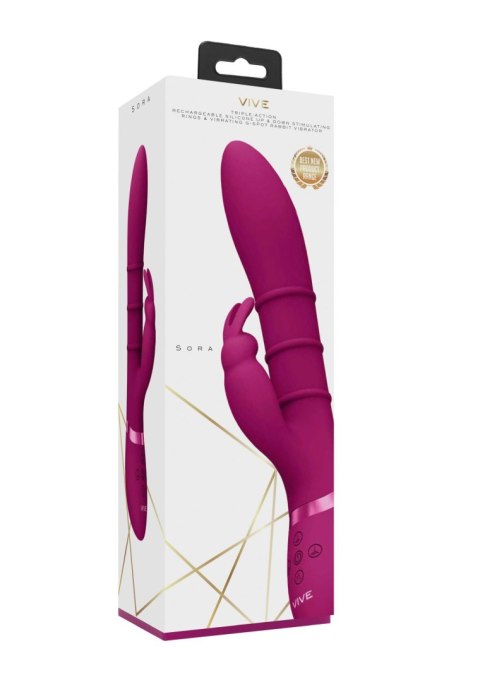 Stimulating Rings, Vibrating G-Spot Rabbit - Pink Stimulating Rings, Vibrating G-Spot Rabbit - Pink